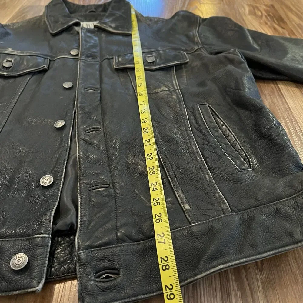 Wilson’s Leather M Julian Men’s Jacket Distressed Supernatural Size Large - Picture 14 of 16